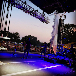 Jason working a 3 Doors Down show