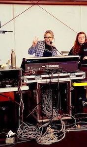 Kendall prepping her DiGiCo for tour